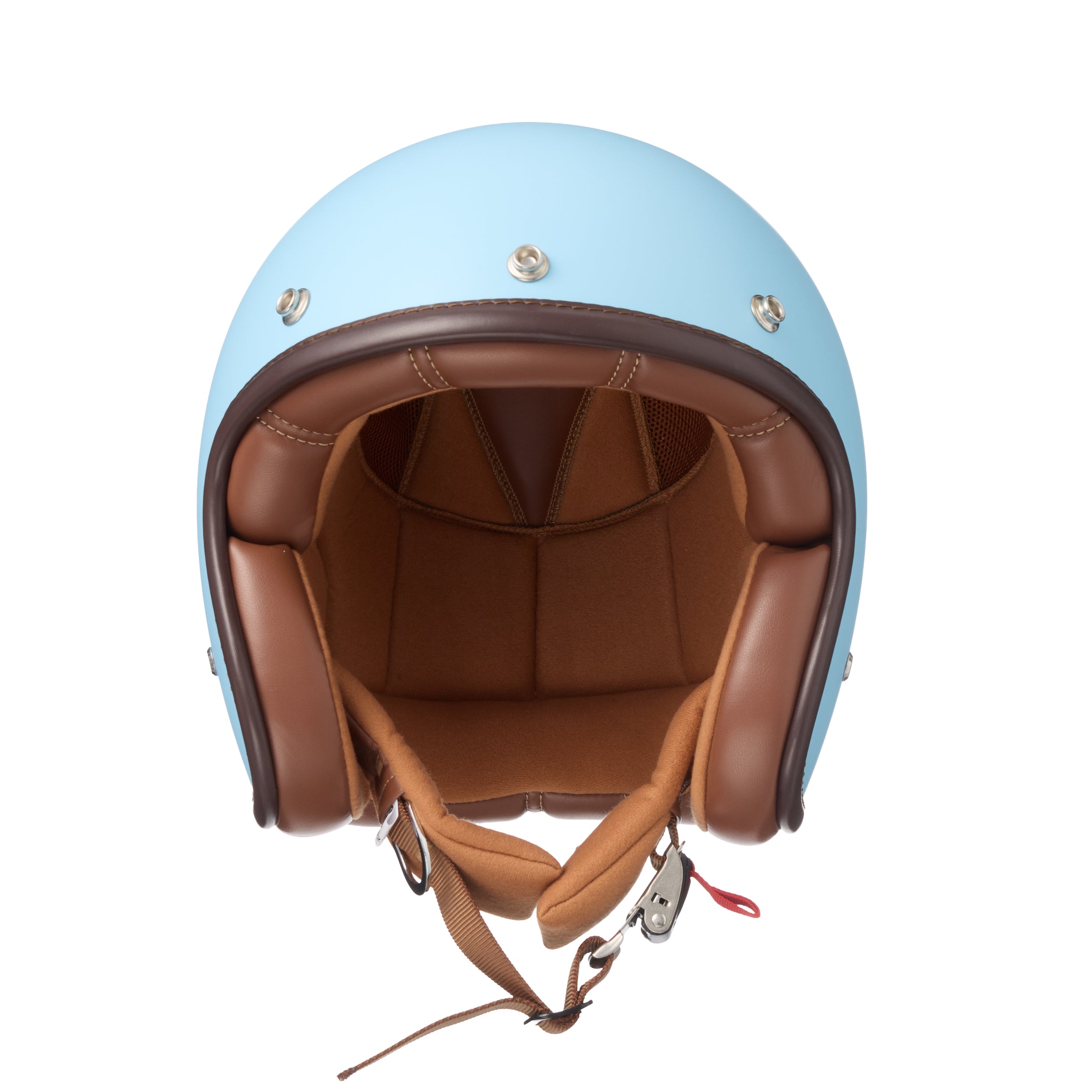 "Bleu d'Irmi" Jethelm 2.0 Fiberglas in matt-hellblau/babyblau