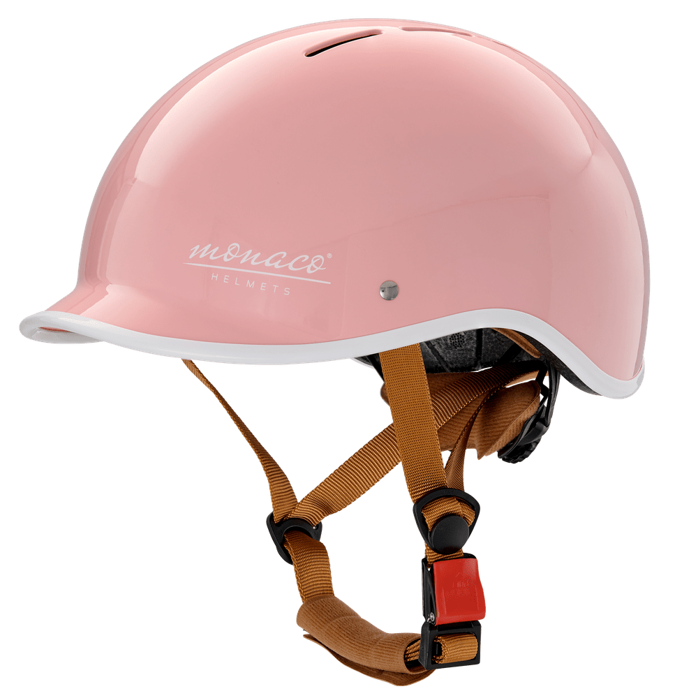 ausgefallen fahrradhelm damen stylisch Monaco Fahrradhelm rosa glänzend (Gr. M)