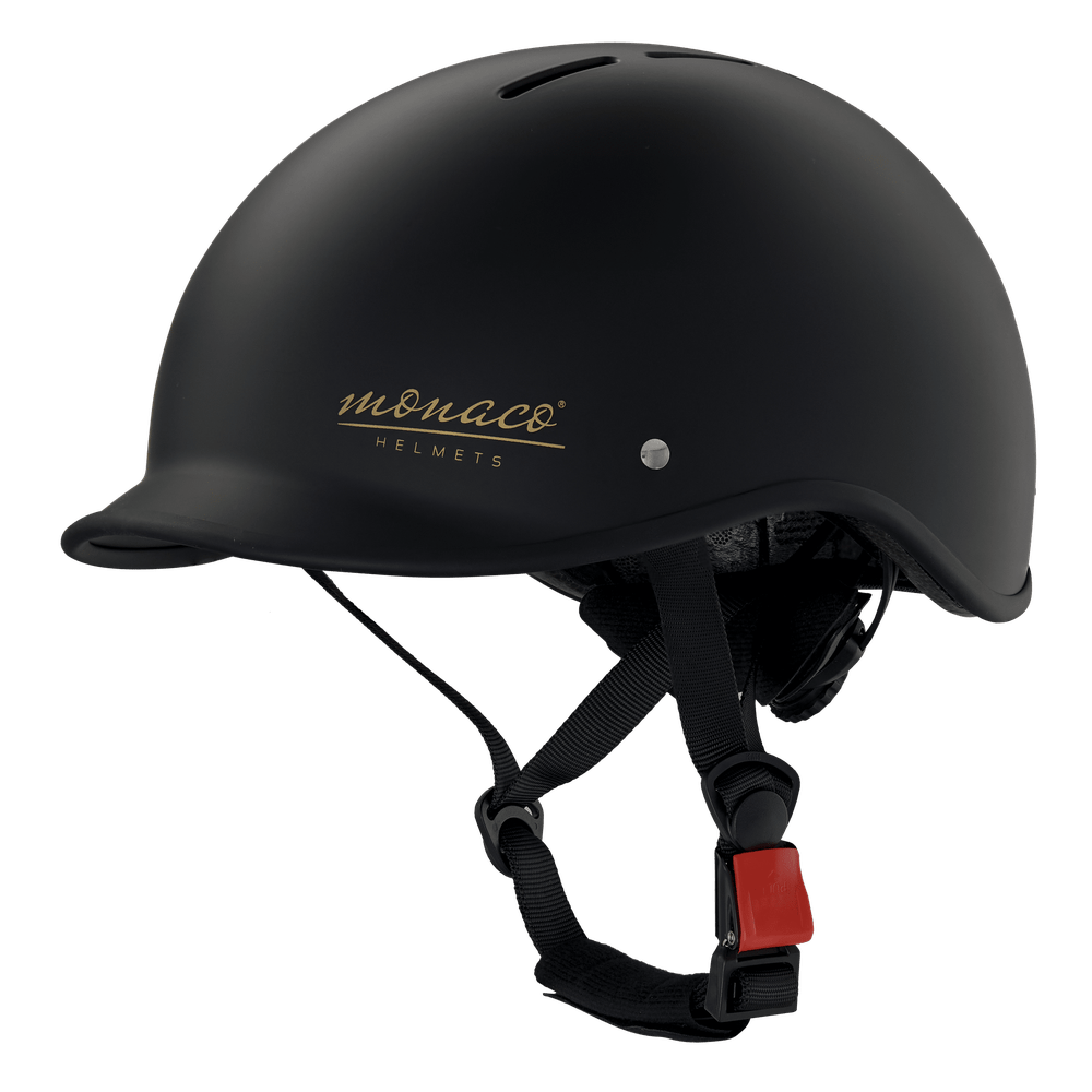 Monaco Fahrradhelm, matt schwarz