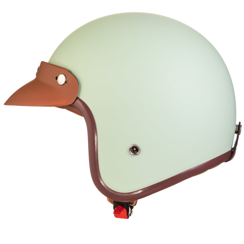 “Mint-Night Irmi” Jethelm in matt-mintfarben/matt-türkis