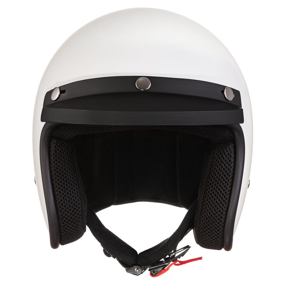 “Irmi´s weisse Weste” Jethelm in matt-weiss