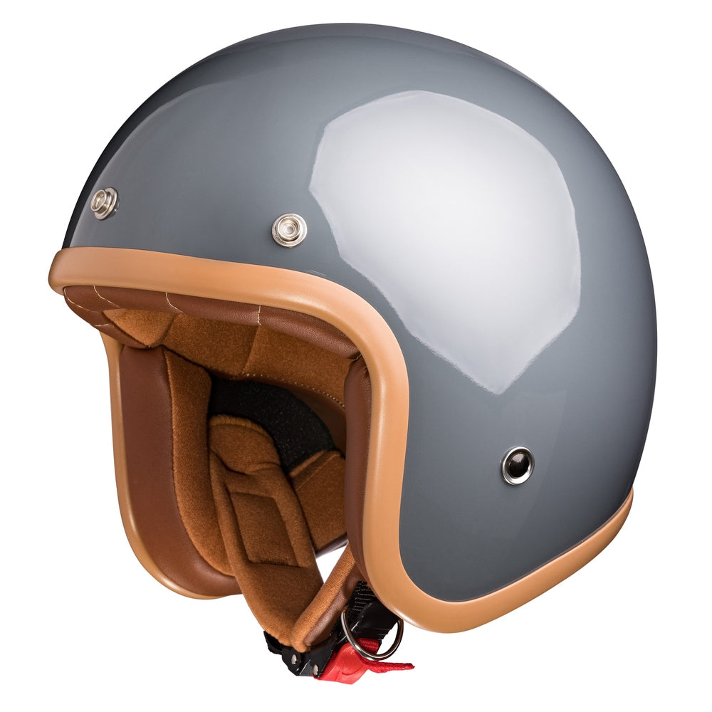 “Irmi´s shades of grey” Jethelm in glänzend dunkelgrau