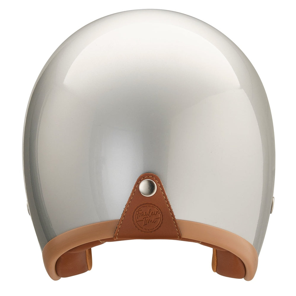 “Irmi´s Alu-Hut” Jethelm in metallic silber