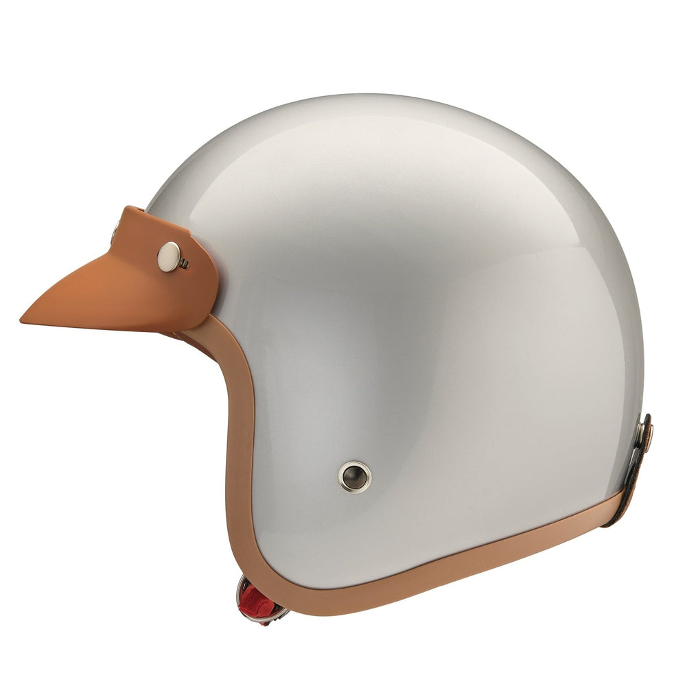 “Irmi´s Alu-Hut” Jethelm in metallic silber