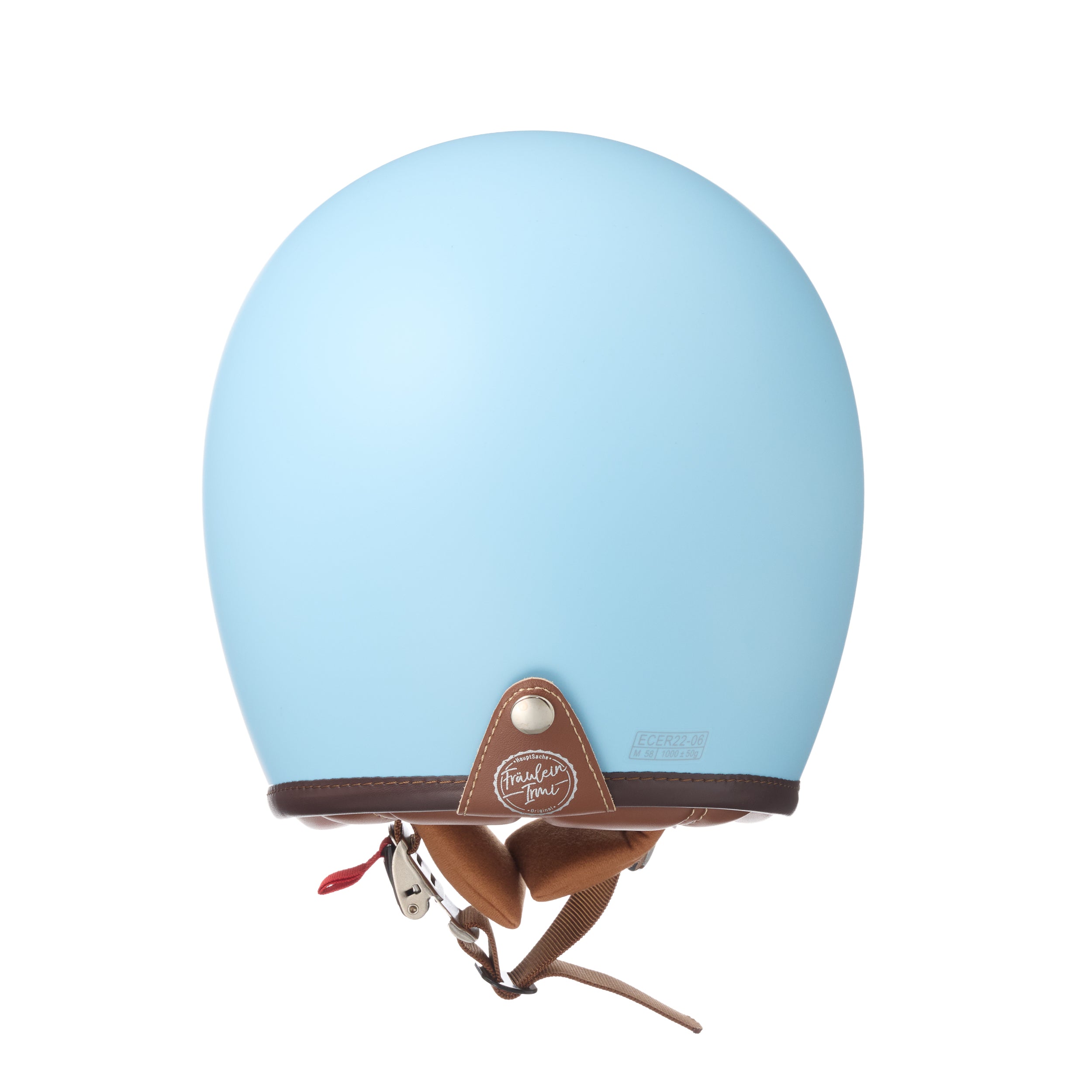 "Bleu d'Irmi" Jethelm 2.0 Fiberglas in matt-hellblau/babyblau