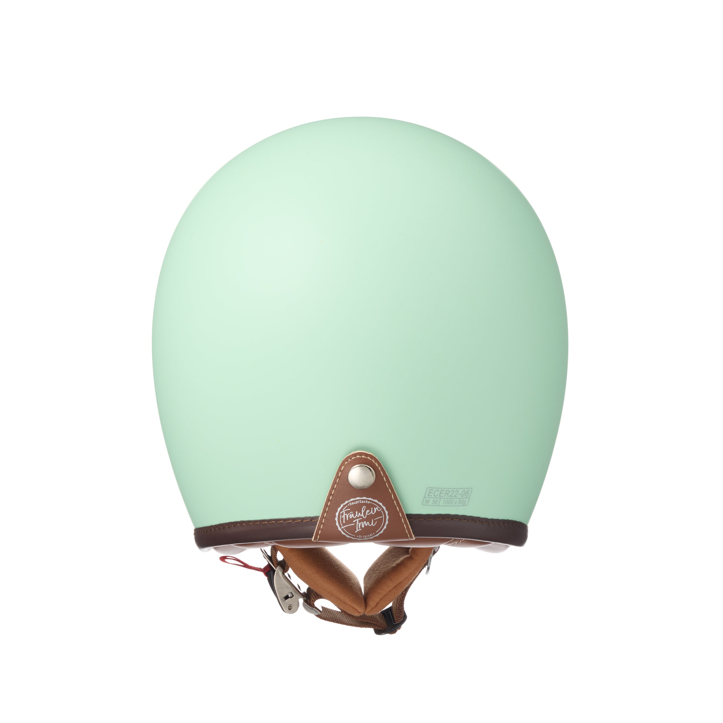 "Mint-Night Irmi" Jethelm 2.0 Fiberglas in matt-mintfarben/matt-türkis