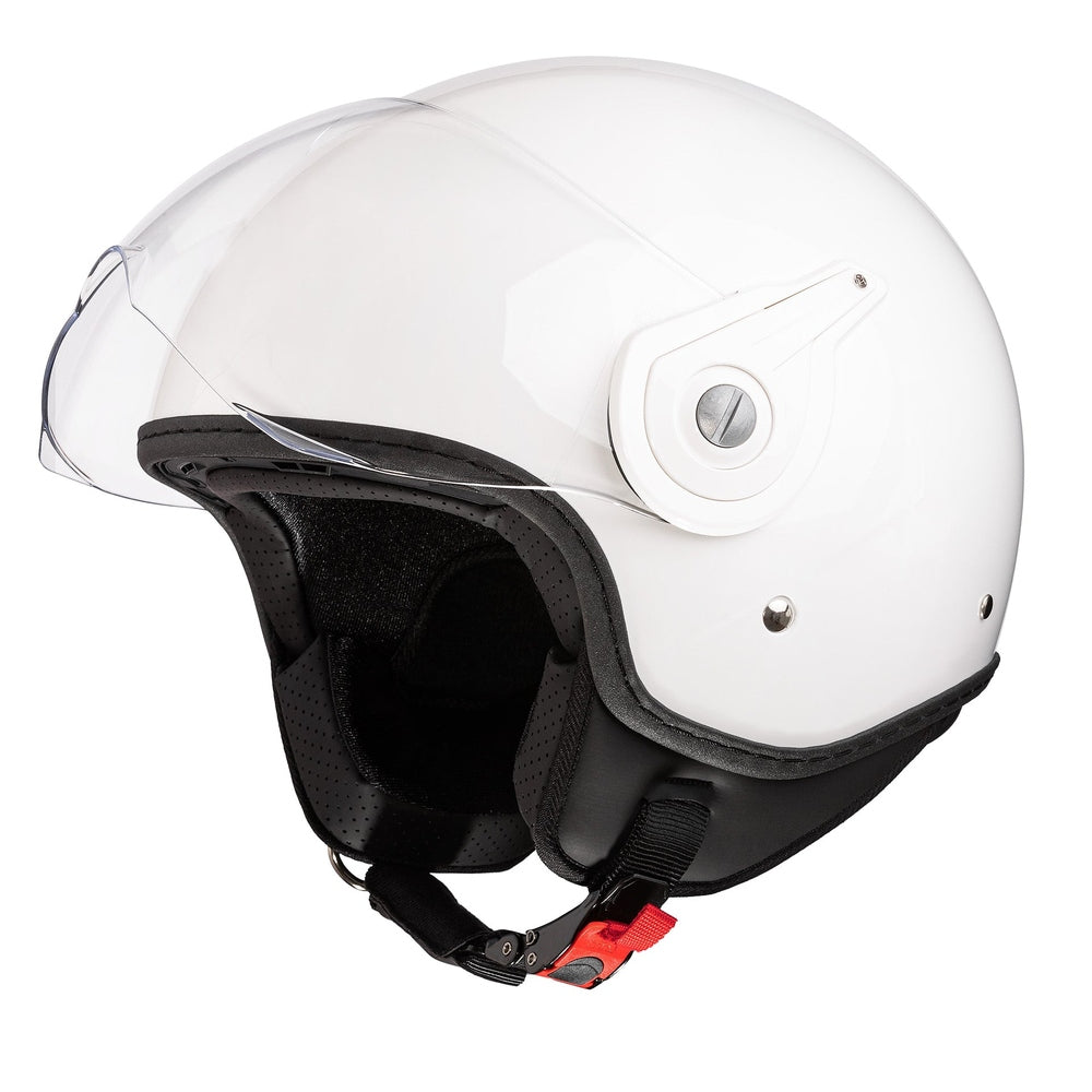 monaco helmets Bianco Uno, weiss mit schwarzem Futter