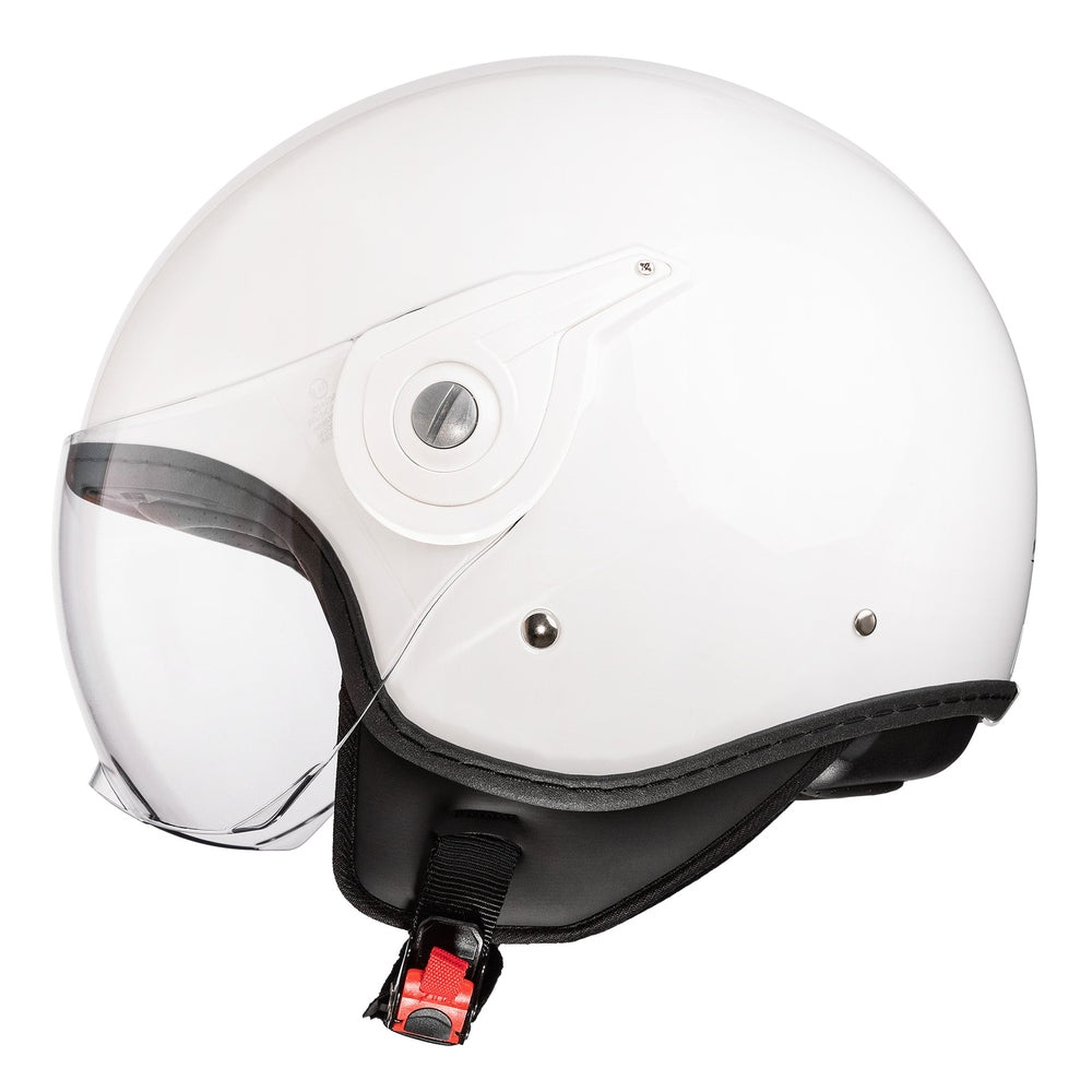 monaco helmets Bianco Uno, weiss mit schwarzem Futter